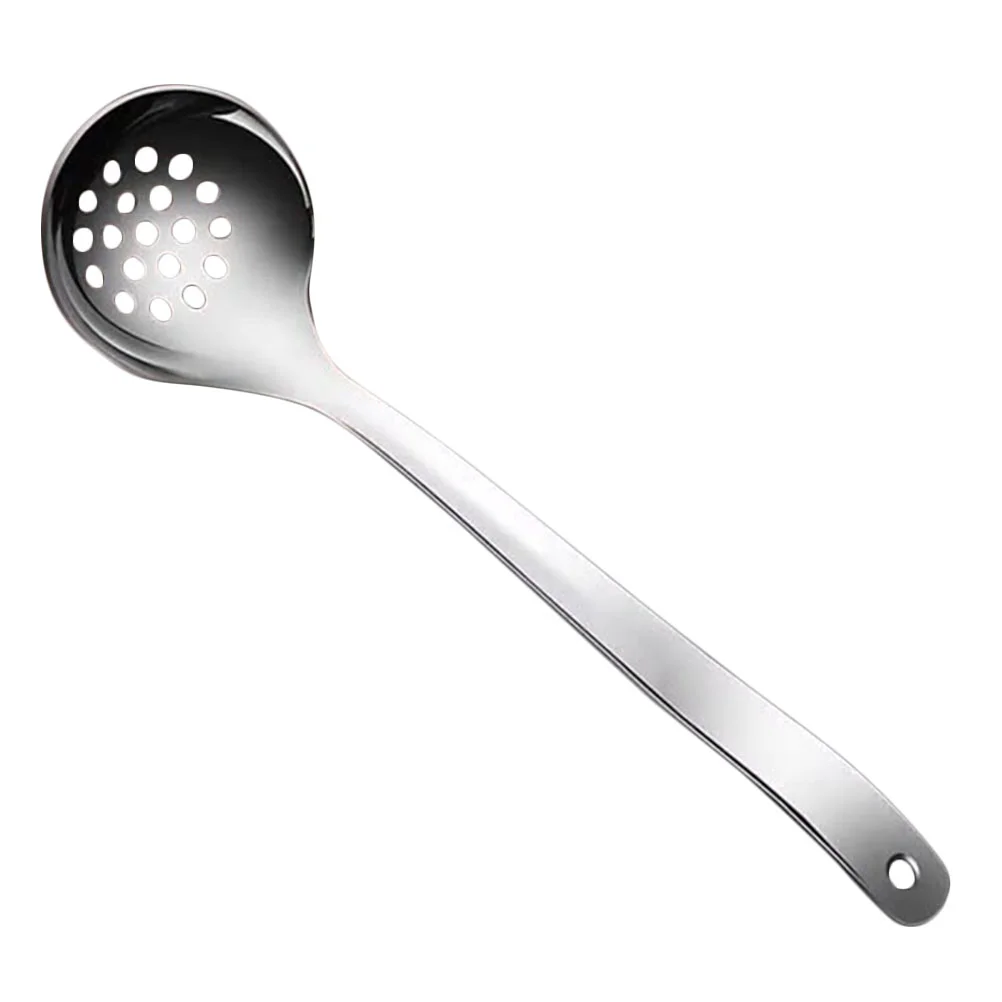 

Long Handle Stainless Steel Colander Strainer Kitchen Skimmer Spoon Filtering Ladle