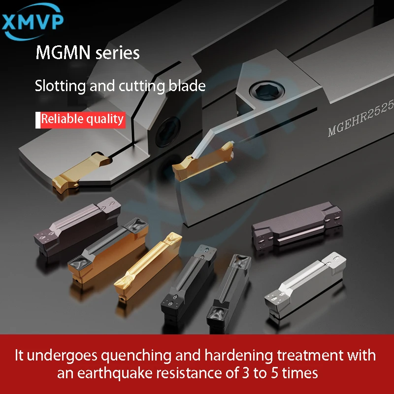 

CNC lathe slotting cutting blade, mgmn cutting blade, end face cutting blade, blade grain, stainless steel slotting cutting blad