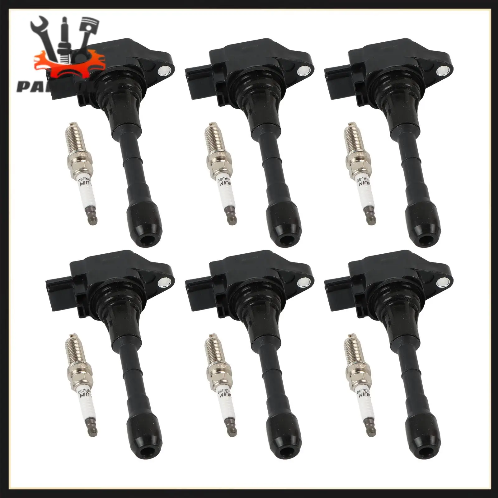 6pcs Ignition Coils +6pcs Iridium Spark Plugs for Infiniti G25 Nissan Maxima 3.5 V6 UF550 Ignition System Ignition Coil