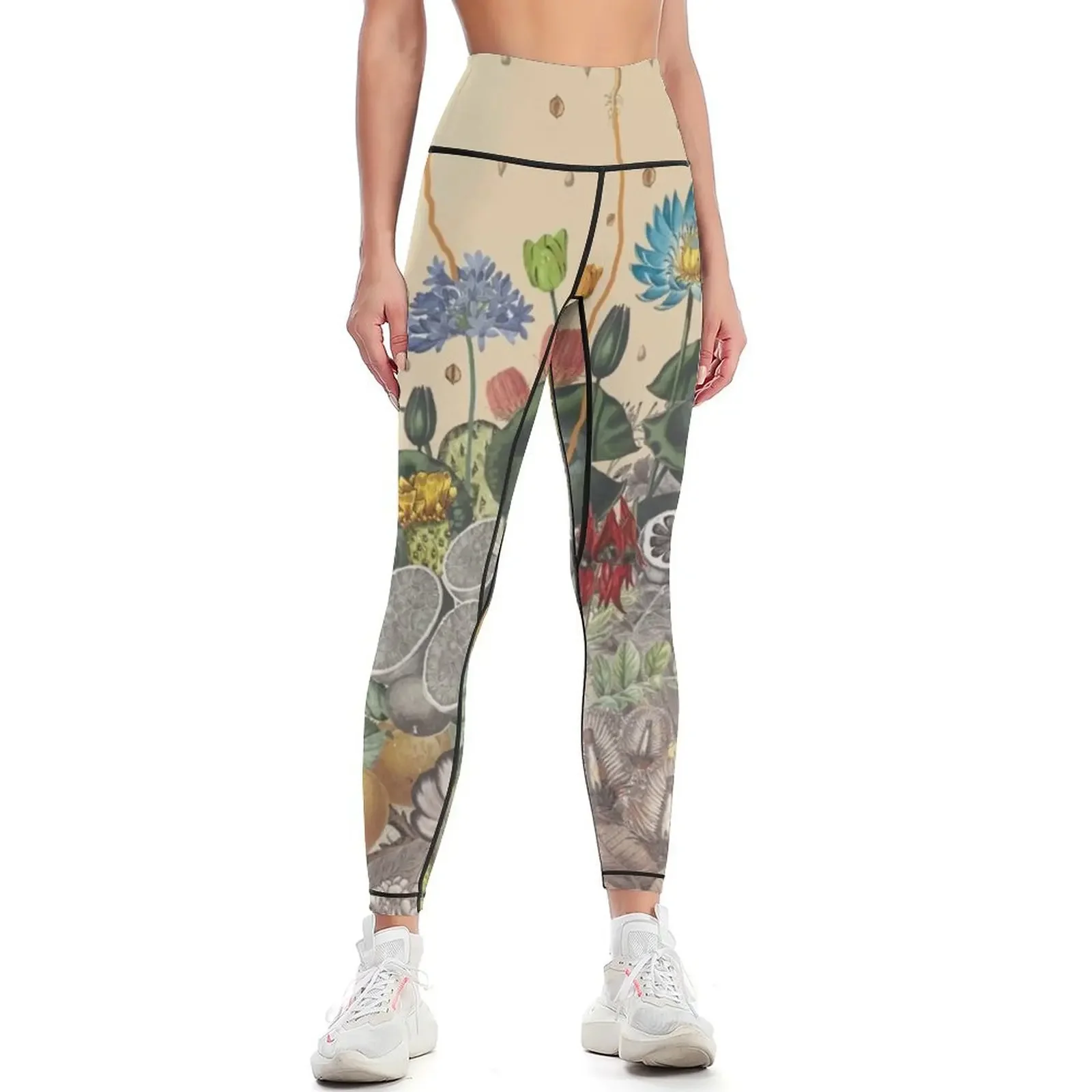 

FANTASTIC BOTANICAL Leggings Fitness's gym clothes Women's push up Women sportwear push up tights for Womens Leggings