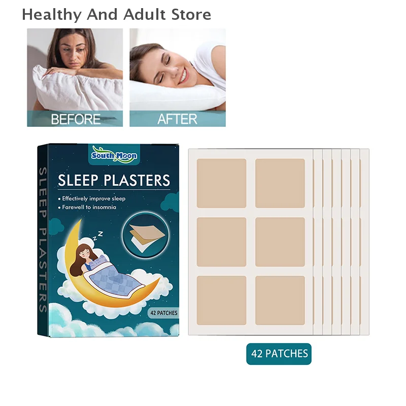 

42 Patches Plant Sleeping Patches Deep Sleep Patches Natural Patches Herbal Sleep Aid Improves Sleep Soothing Patch
