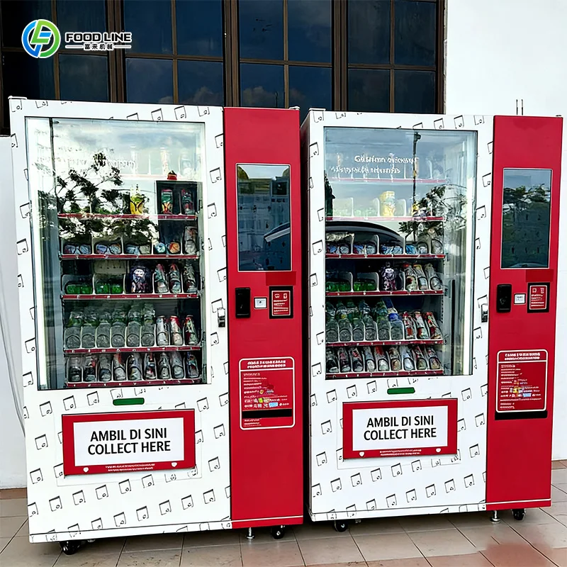 Customized Drink and Snack Vending Machine for Frozen Fresh Products Smart Vending Machine for Small Business
