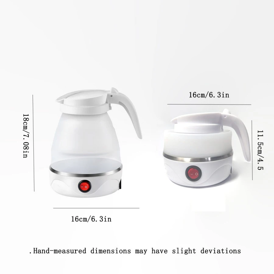 Foldable And Portable Teapot Water Heater 600ML Household Travel Electric Water Kettle 220V Kitchen Appliances Water Boiling Pot