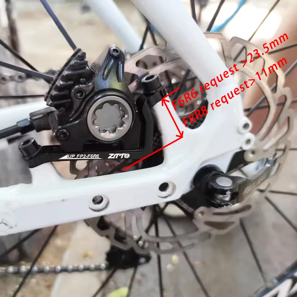ZTTO MTB Post-Mount auf Flat-Mount Scheibenbremsadapter Fahrradhalterung IS PM auf FM Bremssattel Fahrrad-Rotor-Adapter 140 160mm 180mm – Detail 2