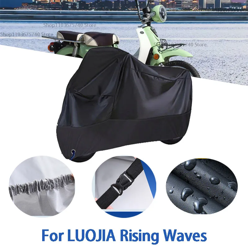 

Motorcycle Full Covers For LUOJIA Rising Waves Car Outdoors Sun Protection Dust No Ear Thickened Oxford Clothcover Accessories