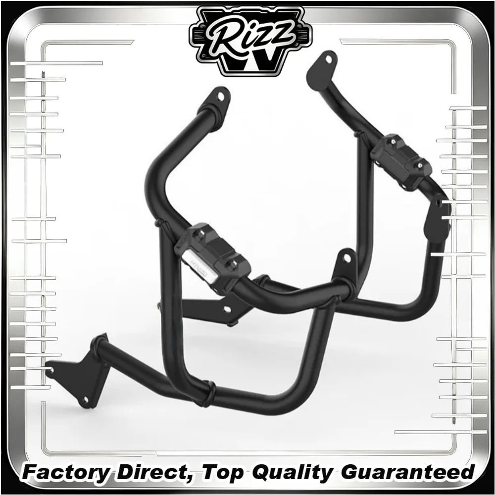 FOR KOVE P525X Motorcycle Crash Bar Single-Swingarm Anti-Fall Bumper Radiator Net GPS Holder Mod Accessory for Enhanced Safety