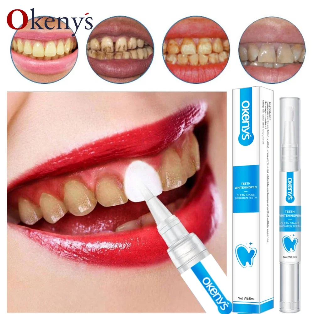 Whitening Tooth Pen Remove Smoke Stains, Coffee, Tea, Freshen Dad Breath, Oral Hygiene, Dental Care Essence, Teeth Whitening Gel