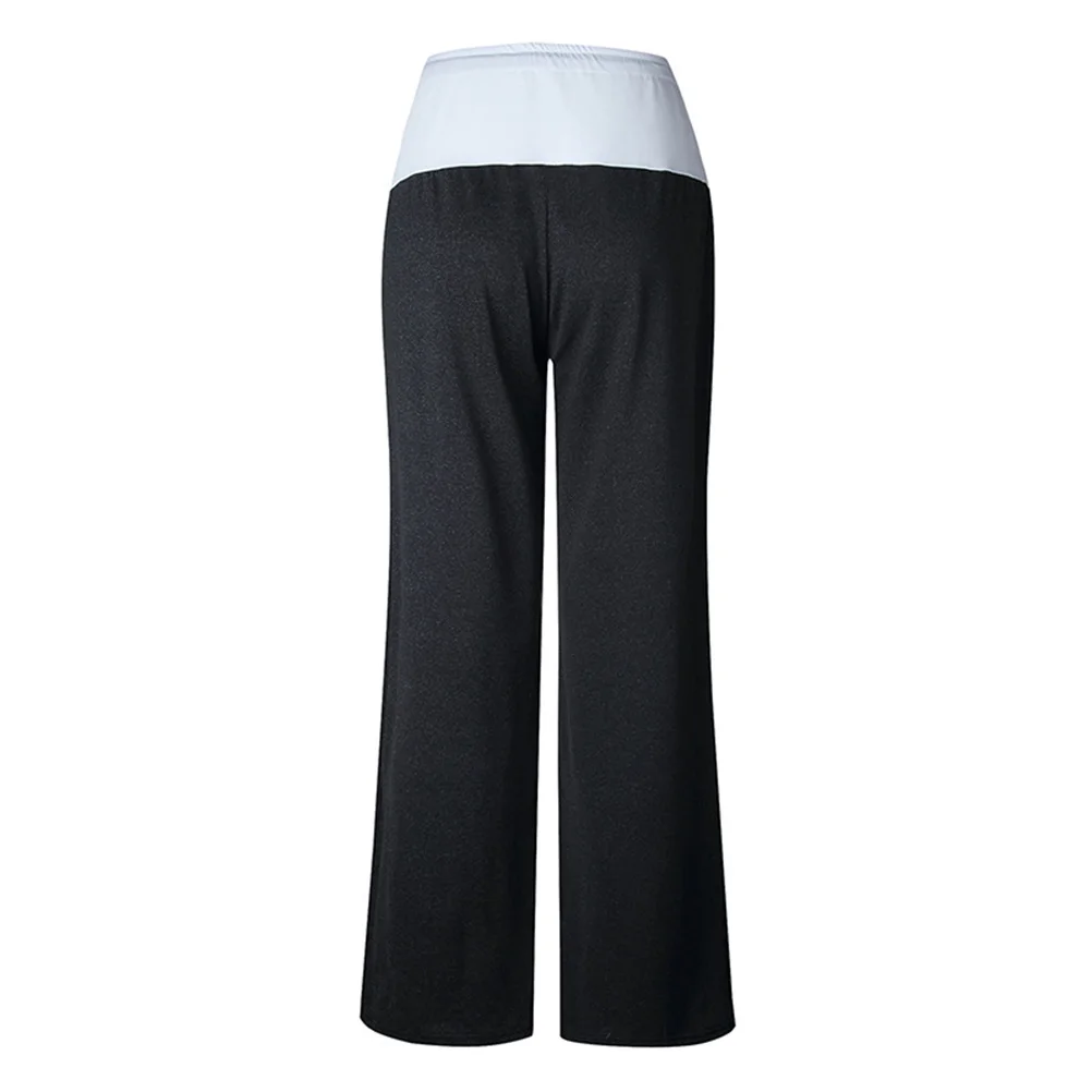 

Women Yoga Long Pants M Blue Loose Fit Quick Dry Cotton Stretch Sports Trousers for Pilates Fitness Workout Dance