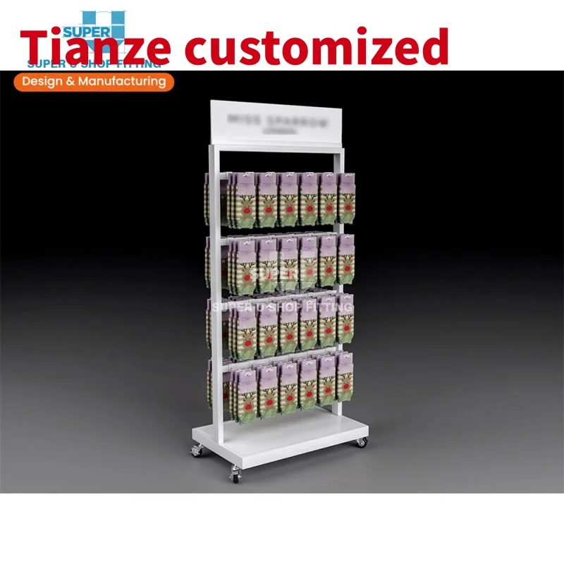 (customized)Metal Socks Display Stands Hooks Custom Socks Rack Display Furniture Retail Sales Store Fixtures Display Socks