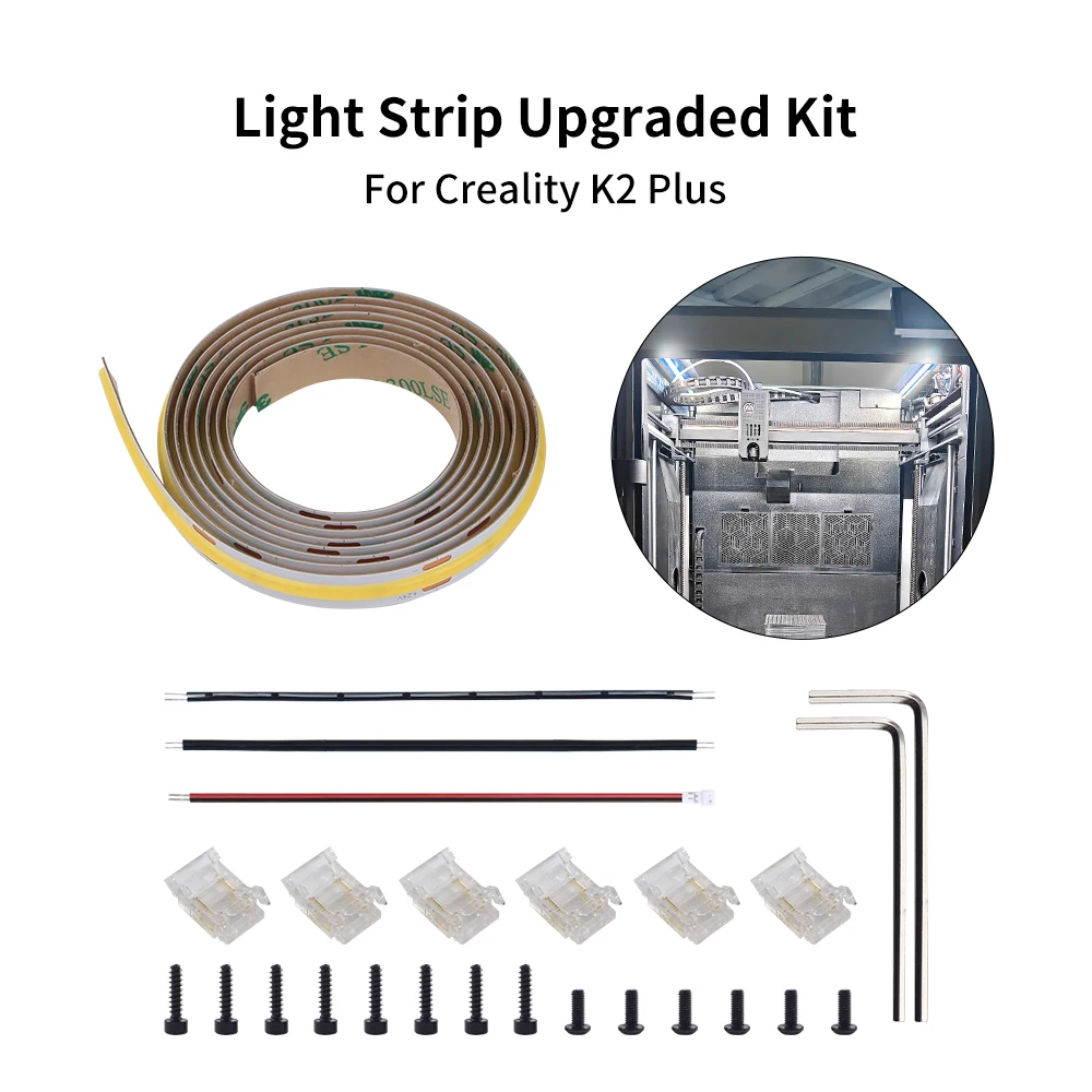 

Модернизированный комплект светодиодов Toaiot COB для Creality K2 Plus, супер яркая светодиодная лента, аксессуары для 3D-принтеров для K2 Plus