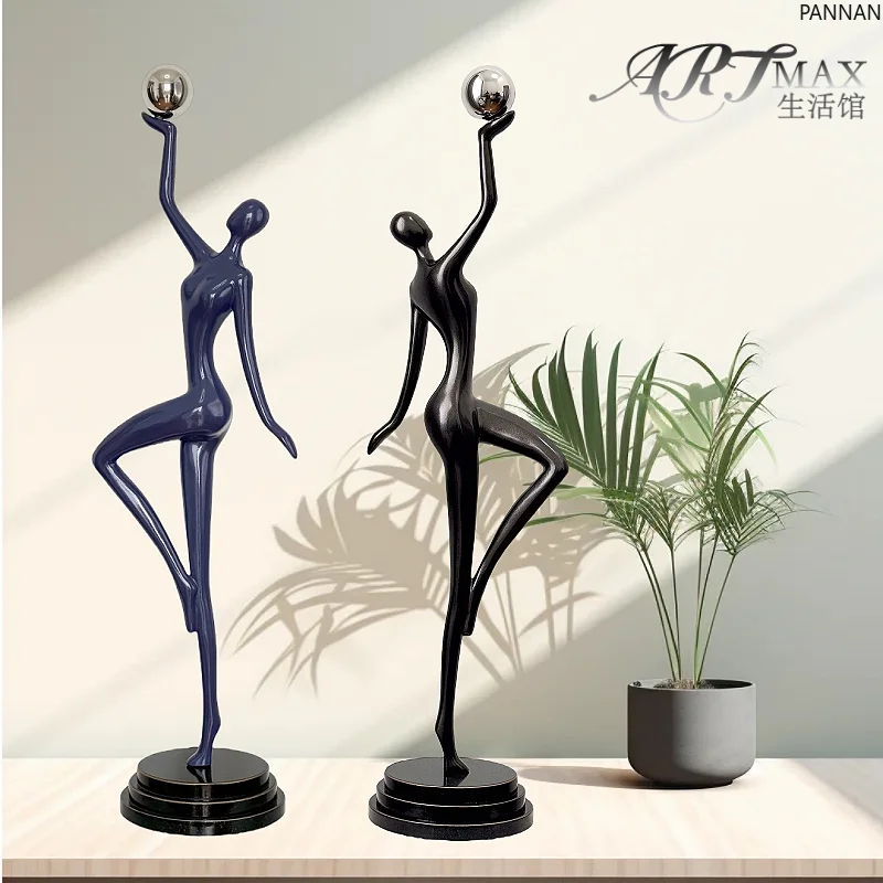 الفن التجريدي الحديث، والحلي النحتية البشرية، والمدخل، والإحساس الراقية للزينة الفاخرة الخفيفة #5