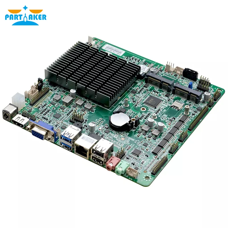 X86 DC 12V Lvds Mini Industrial Motherboard ITX-B101_C312L Celeron 5205U 4K Display Mini ITX Motherboard with 8 Usb