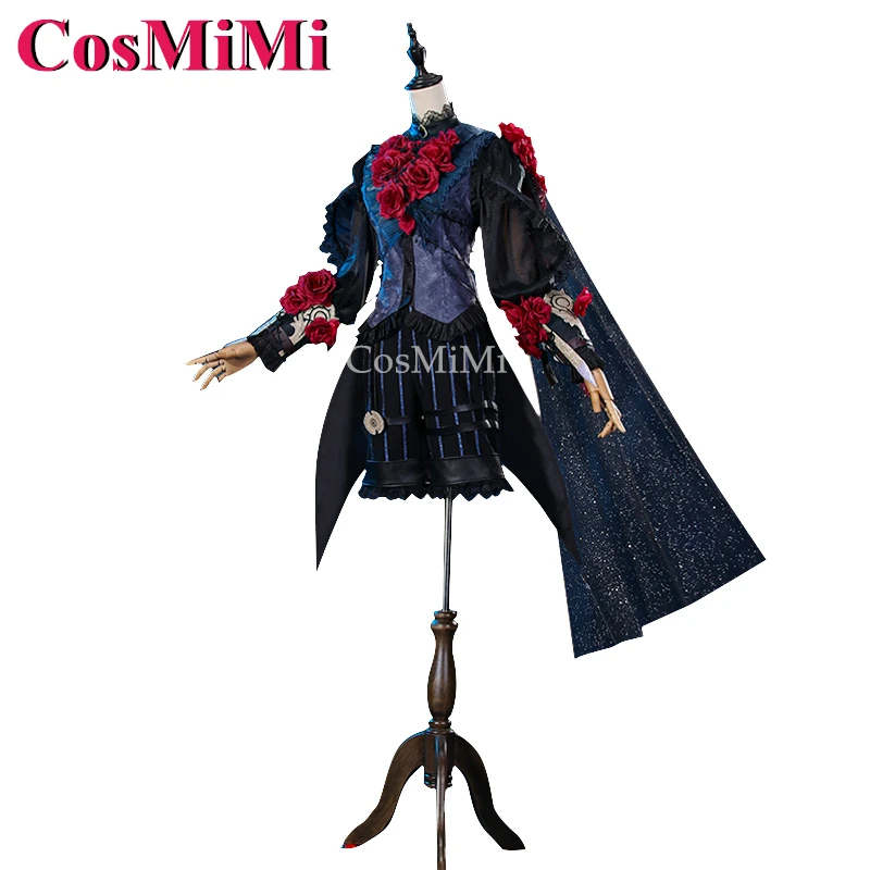 CosMiMi Emir Cosplay Game Identity V Costume Fashion Handsome Uniform Full Set Unisex Carnival Party Role Play Clothing S-XXL