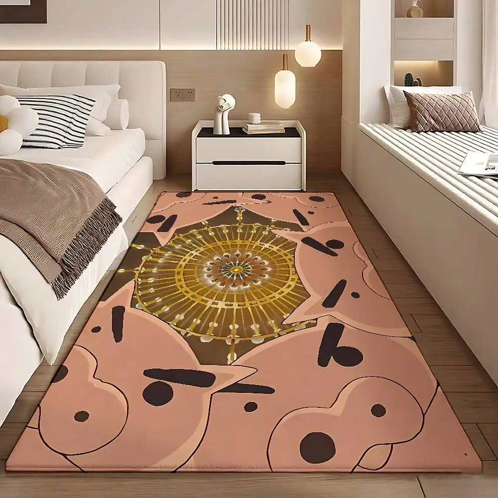 

B-Buriburi-zaemon Floor Mats Home Laundry Rug Carpet For Living Room Decor Lounge Area Anti-slip Foot Mat Entrance Doormat