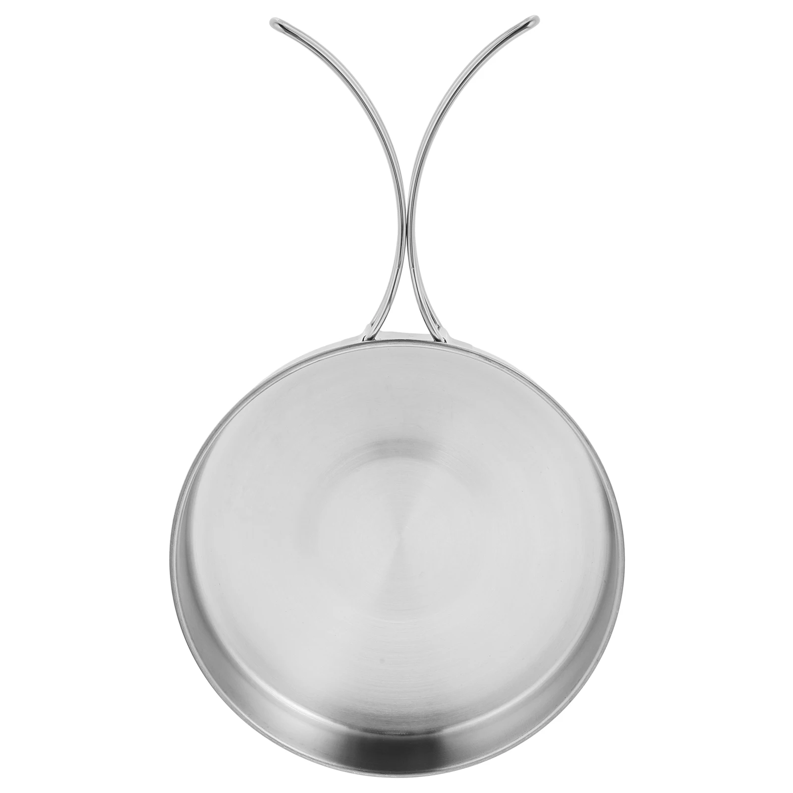 

Portable Frying Pan Stainless Steel Non-Stick Camping Cookware for Outdoor Cooking Hiking Backpacking Picnic Lightweight