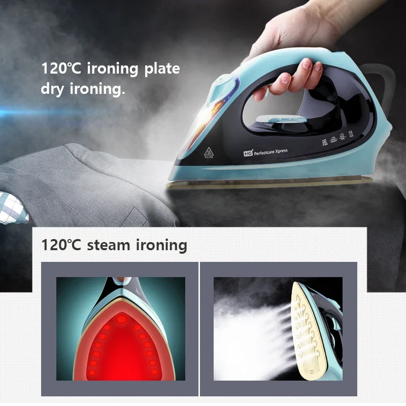 

-HG 2100W Industrial For Steam Iron Station With Ceramic Soleplate Vertical Steamer Ironing For Clothes