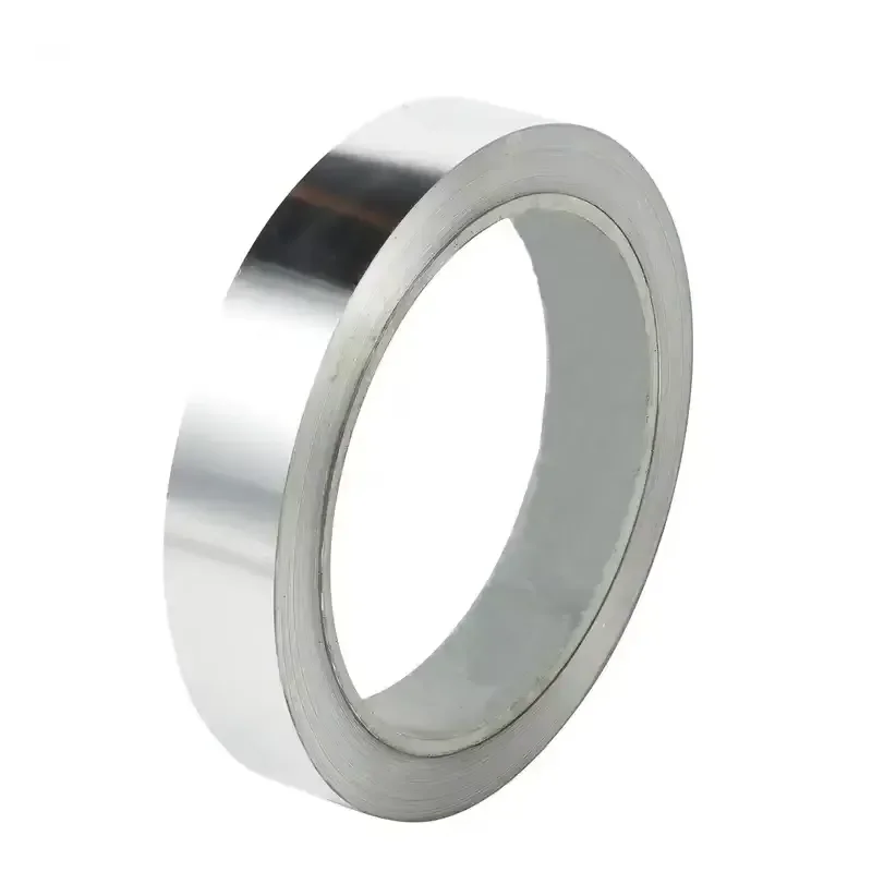 Customized Size Gold Mirror Stainless Steel 304 Self-Adhesive Flat Strip Roll Modern Design Metal Flat Strip Trim Roll Strips