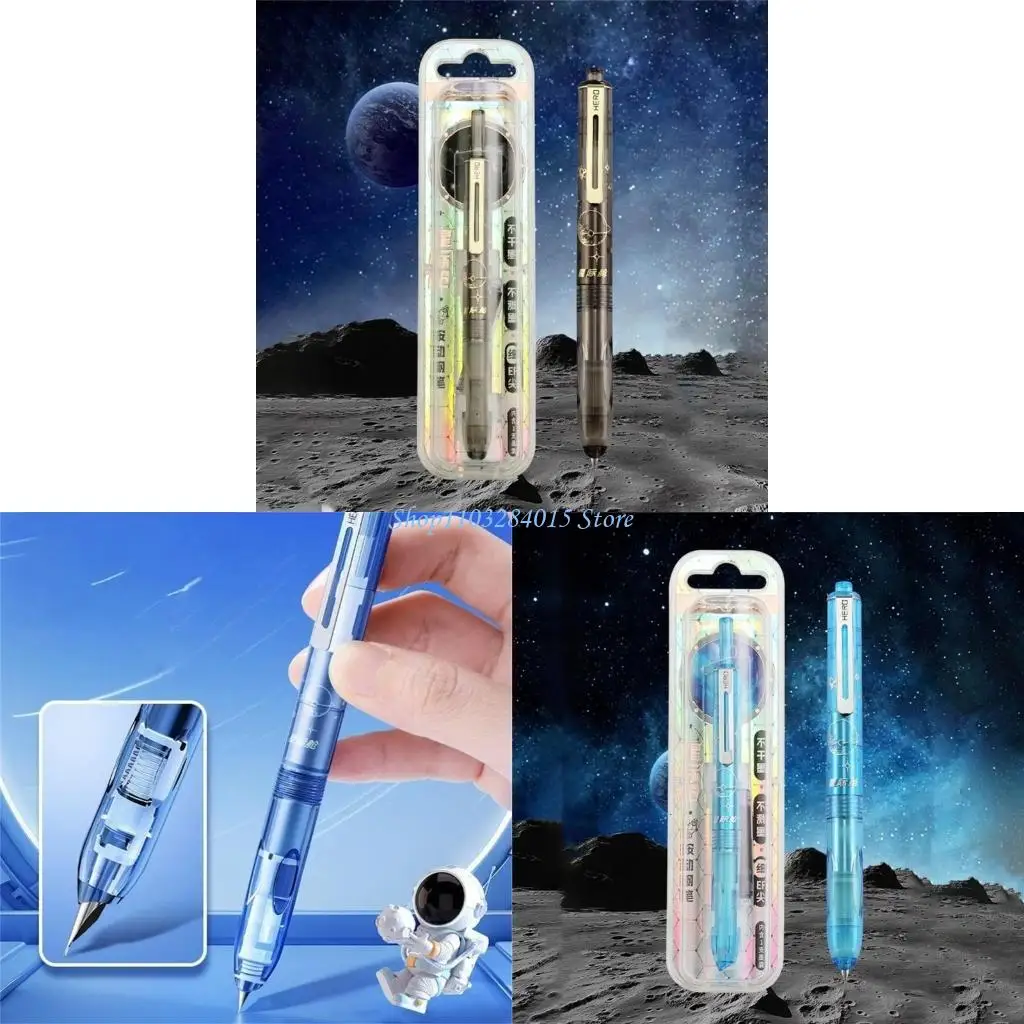 

R6ff Press Fountain Pen с 5 чернилами картриджи 0,38 мм тонкий кончик выдвижной чернил