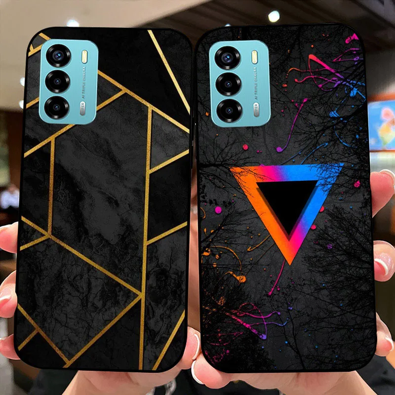 For ZTE Blade V40 Vita Cases V40Vita 8045 Cute Cartoon Soft Silicon TPU Phone Cover For ZTE Blade A72 Shell A 72 Bumper Fundas