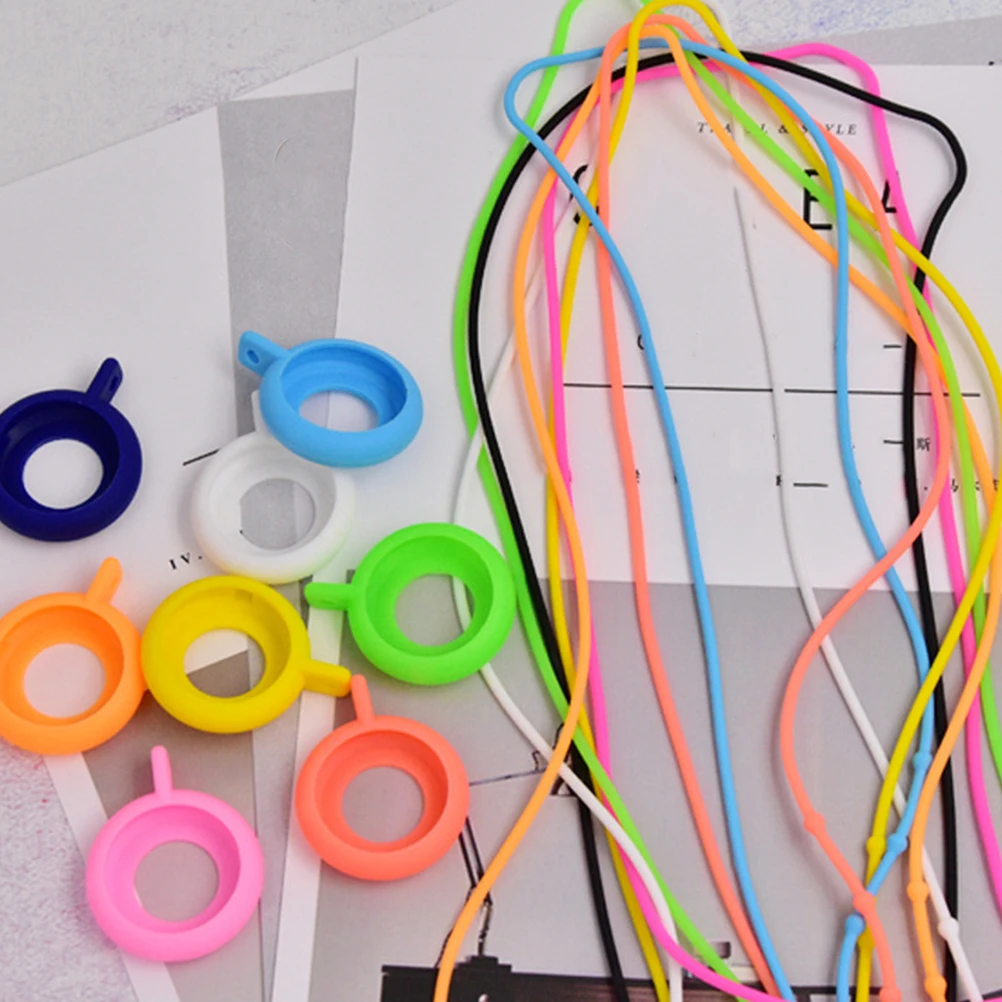 

1pc Silicone Hanging Watch Pink Nurse Pocket Timepiece For Doctor Medical Staff Portable Lightweight Pendant Clock Workwear