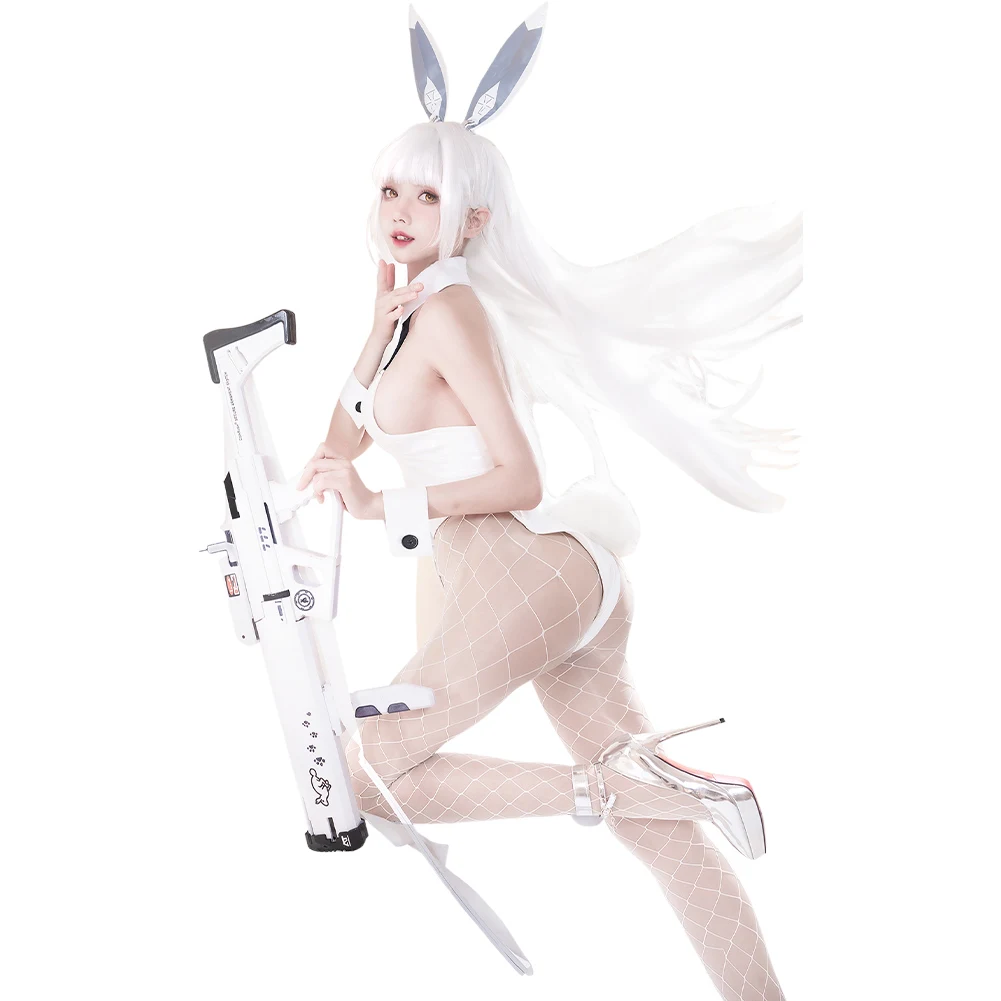 Nikke De Godin Van De Overwinning Konijntje Meisje Blanc Noir Cosplay Fantasia Kostuum Sexy Uniform Voor Meisjes Vrouwen Halloween Vermomming Pak