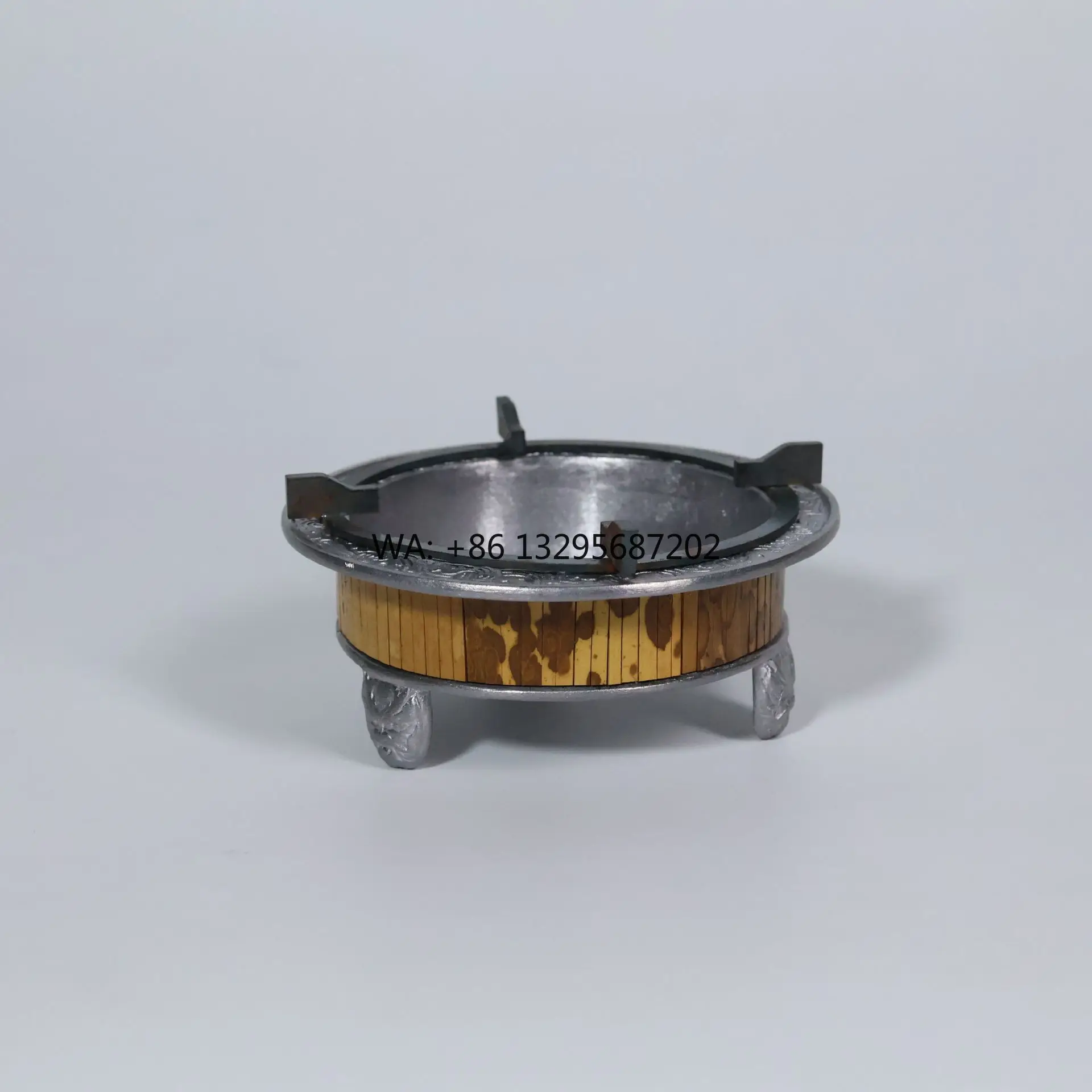 

Элегантная портативная экологически чистая металлическая грелка для чая и плита с горячим горшком для дома, офиса и подарков на чайную церемонию