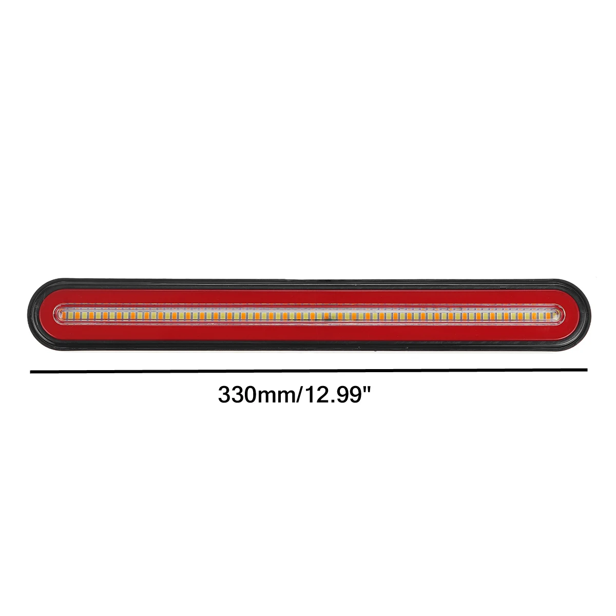 4/2/1x 4 in 1 Neon Halo Ring Tail Brake Stop Lamp Waterproof LED Trailer Truck 3rd Brake Light Turn Signal Light 12V 24V