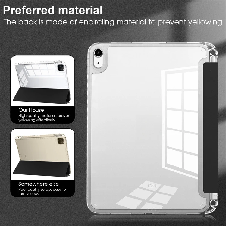 Für iPad Air 11 13 Pro 11 12.9 Mini 7 6 Hülle Acryl Dreifach Faltbarer Ständer Stoßfeste Tablet-Schutzhülle – Detail 7