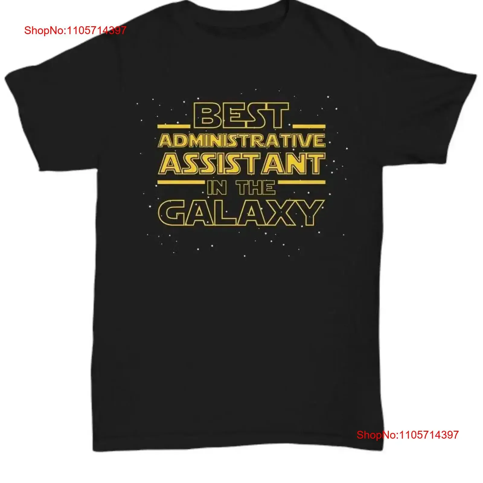 Administrative AssistanT T Shirt Best in the Galaxy Appreciation vintage Washed streetwear Breathable fashion
