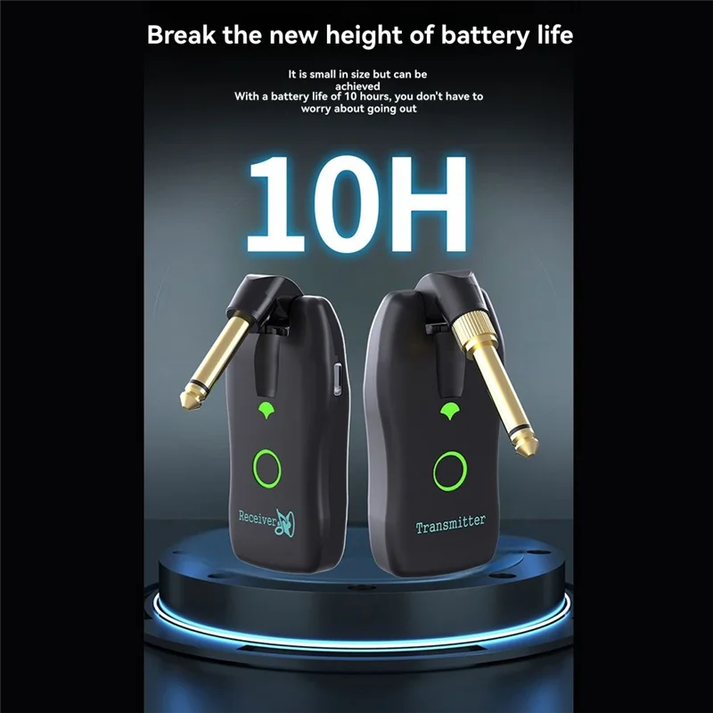 

B93B-для электрогитары, беспроводная система, 2,4G, гитарный передатчик, приемник, 48K/24 бит, поддержка в реальном времени для гитары, бас-скрипки