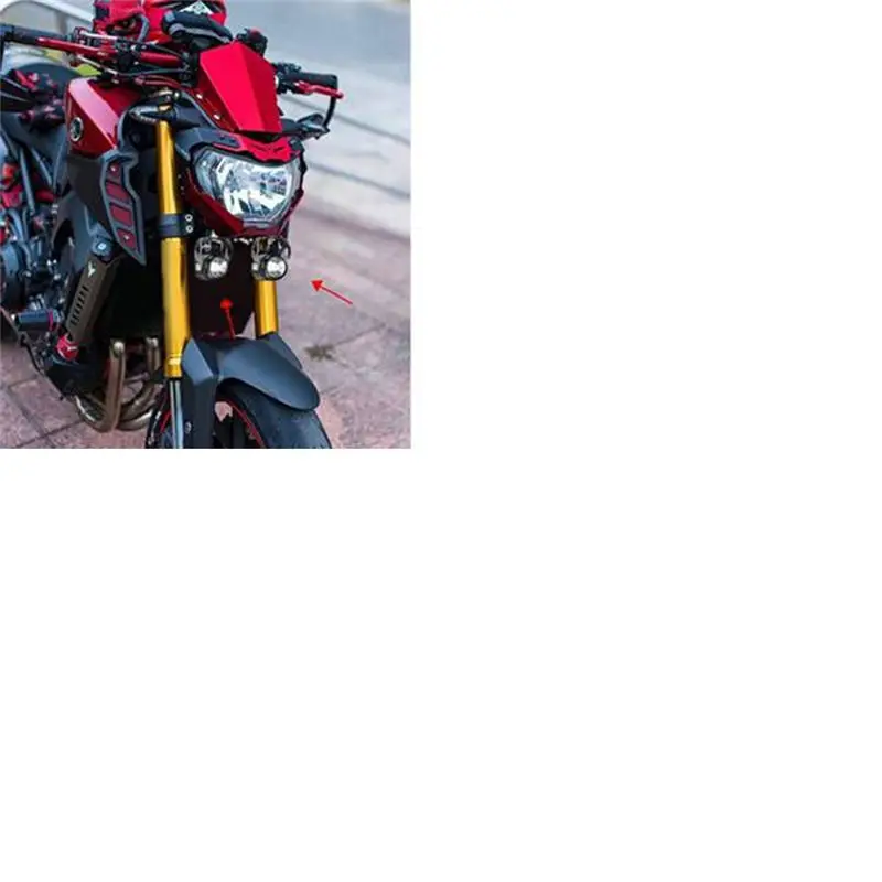 Compact Motorcycle High Power Lens Spotlight 6000K LED Dual Color External Spotlights 8-80V Headlights With Switch Replacement P