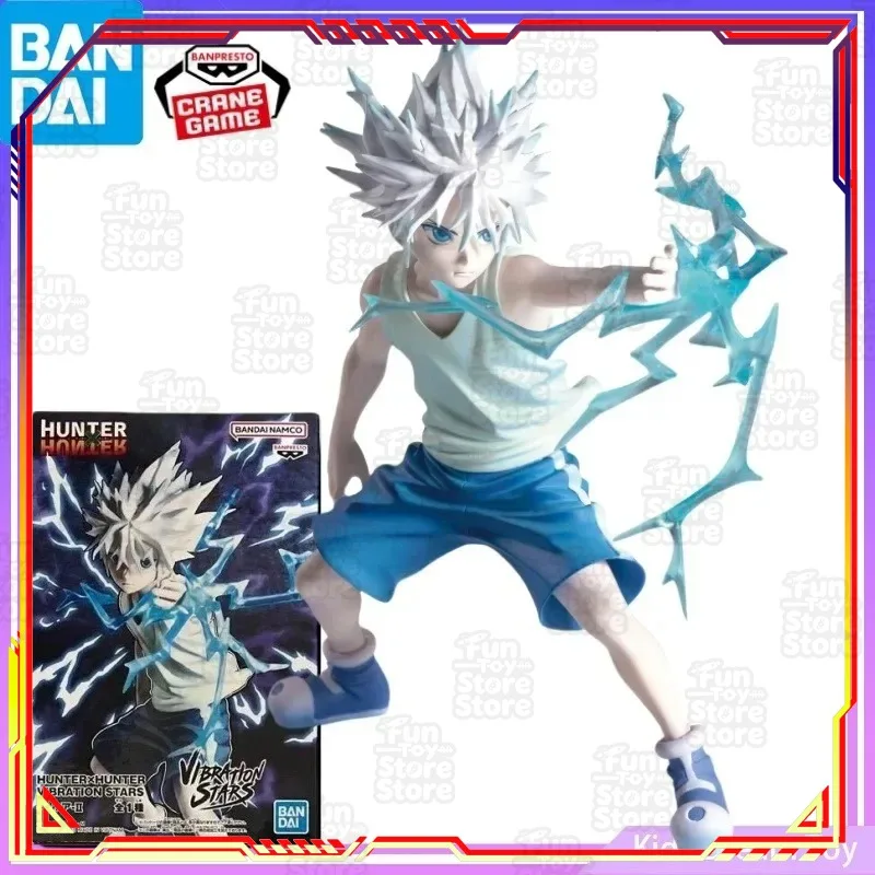 

BANPRESTO HUNTER×HUNTER Killua II Vibration Stars Action Figure Official Licensed Anime Collectible Toy Model Gift