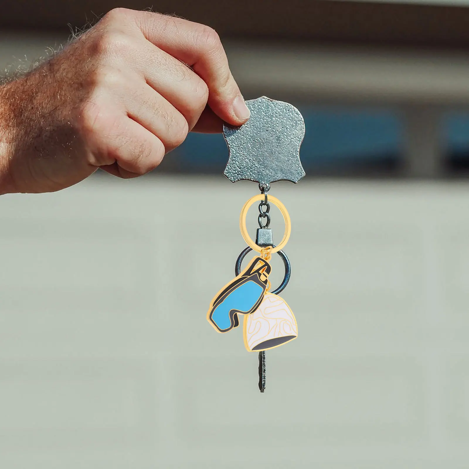 

Outdoor Swimming Keychain Metal Swimmer Charm Sport Key Ring Accessories for Swim Team Swim Keychain Sports Keychains for Kids