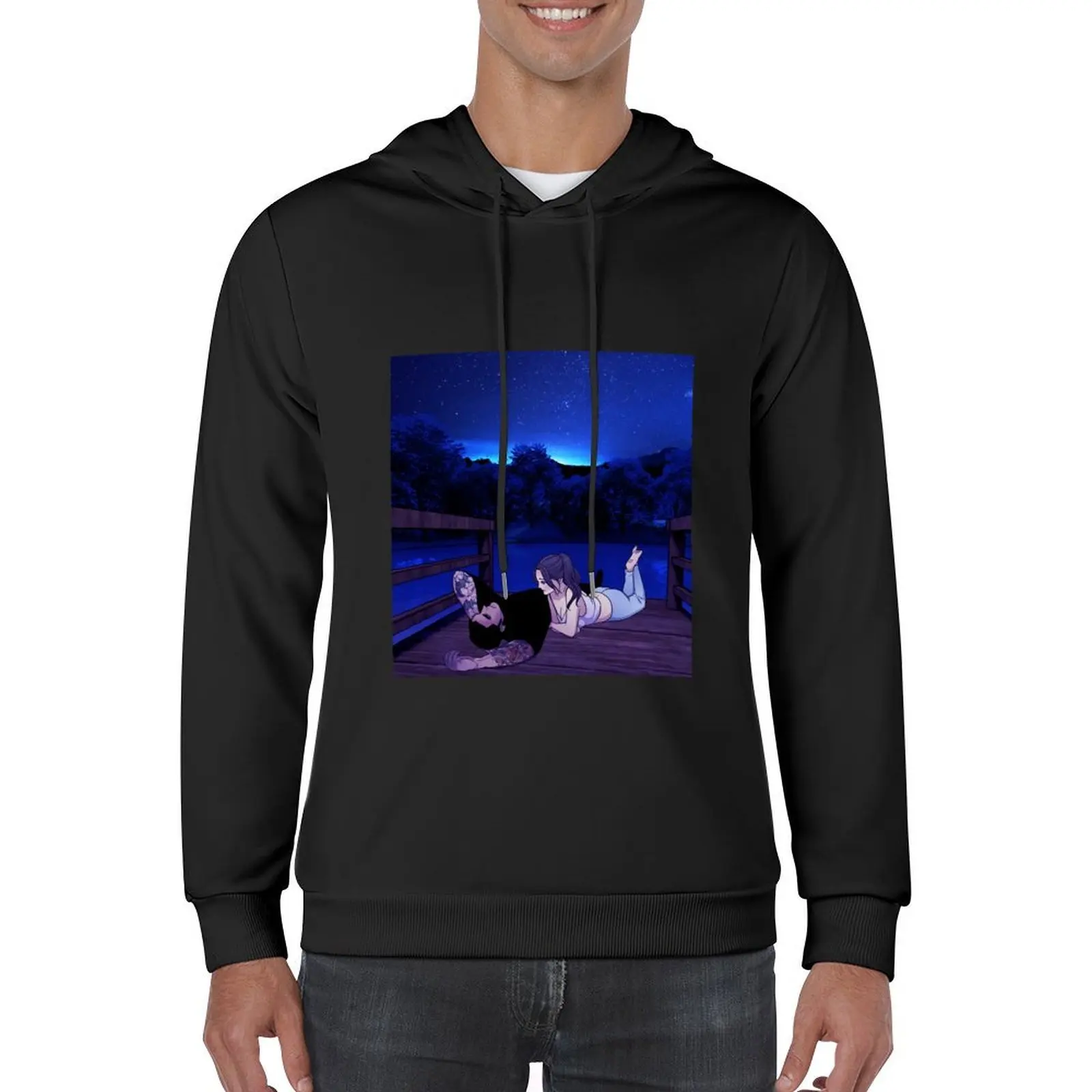 Ep 74 اليراع المراقبة هوديي ملابس للرجال أنيمي ملابس الرجال الملابس الكورية نمط الملابس الجديدة في هوديس والبلوزات #5