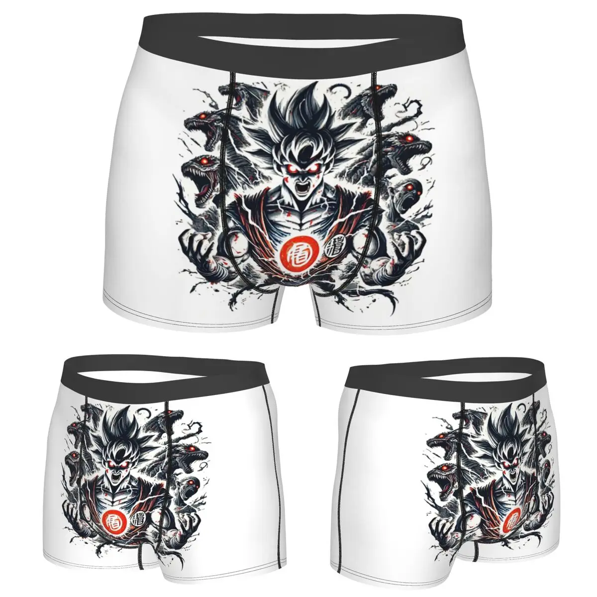 

Boxer Underpants Shorts Goku Panties Men's Ventilate Underwear for Homme Man Boyfriend Gift