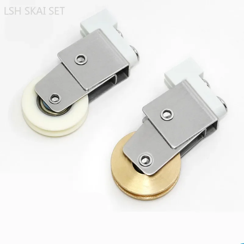 

2pcs 55 Type Aluminum Alloy Door and Window Pulley Sliding Window Roller Door Window Mute Bearing Wheel Home Hardware
