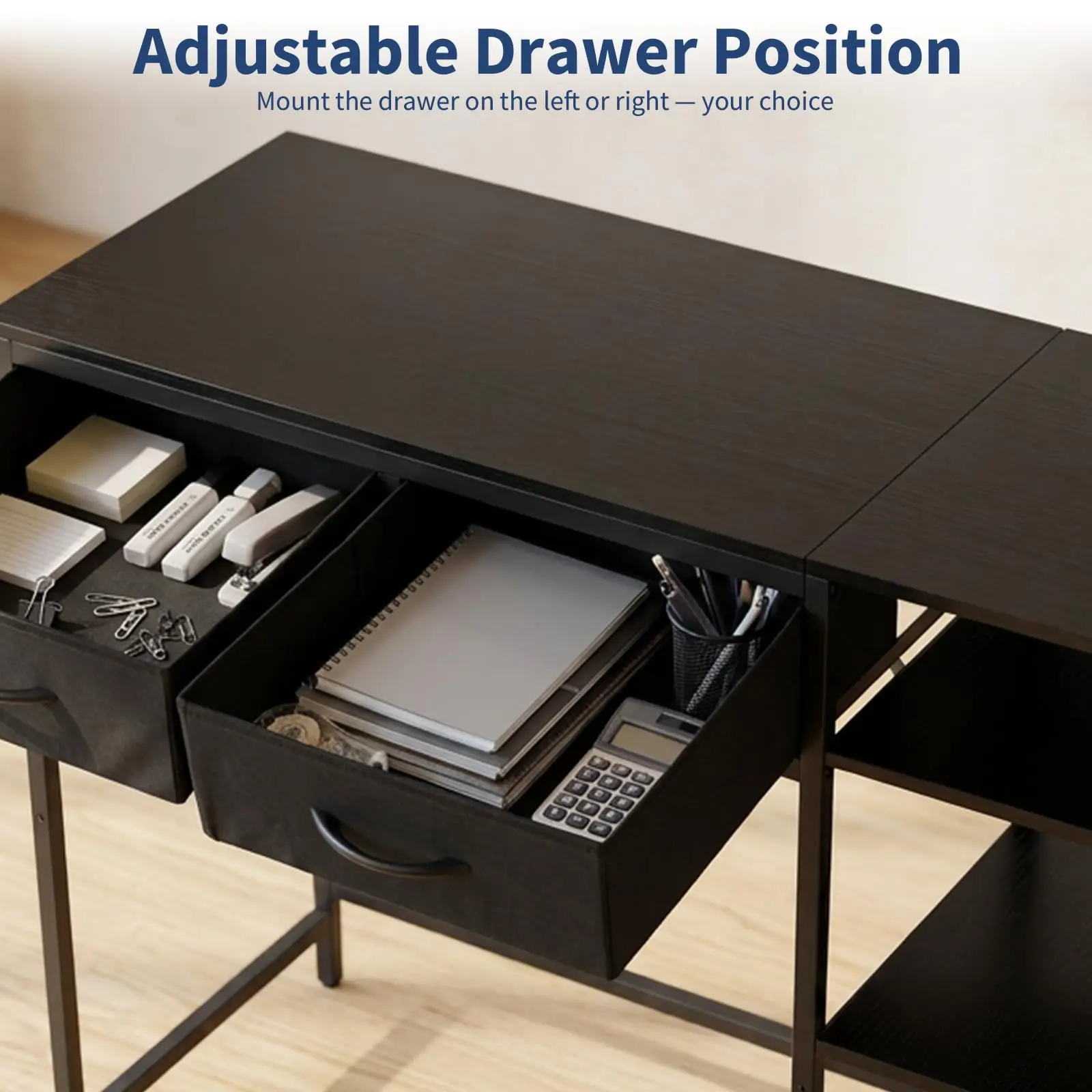 Office Writing Desk For Home Office Study Computer Desk Workstation Sleek Everyday Work Table Space Saving Setup