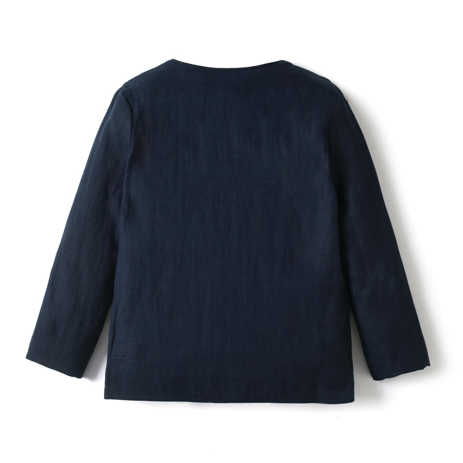 2025 Children Kids Great Quality Designer Coat Shabbos Brother Navy Cotton Linen Blazer Boy Clothes For Holiday Outfits