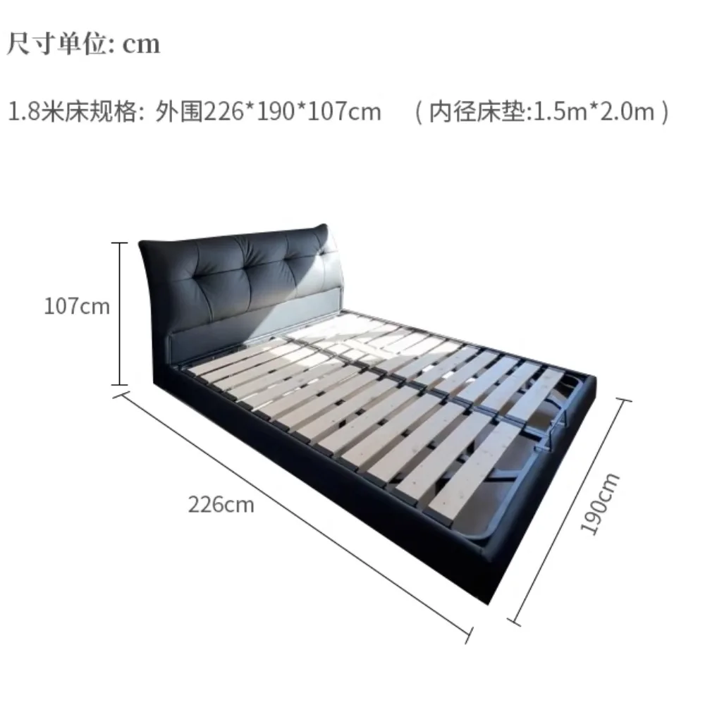فندق الكبار سرير 180X200 اللوح الأمامي طاولة السرير المفروشات سرير الفرنسية الحديثة موبيلي لكل لا كازا زخرفة الأثاث