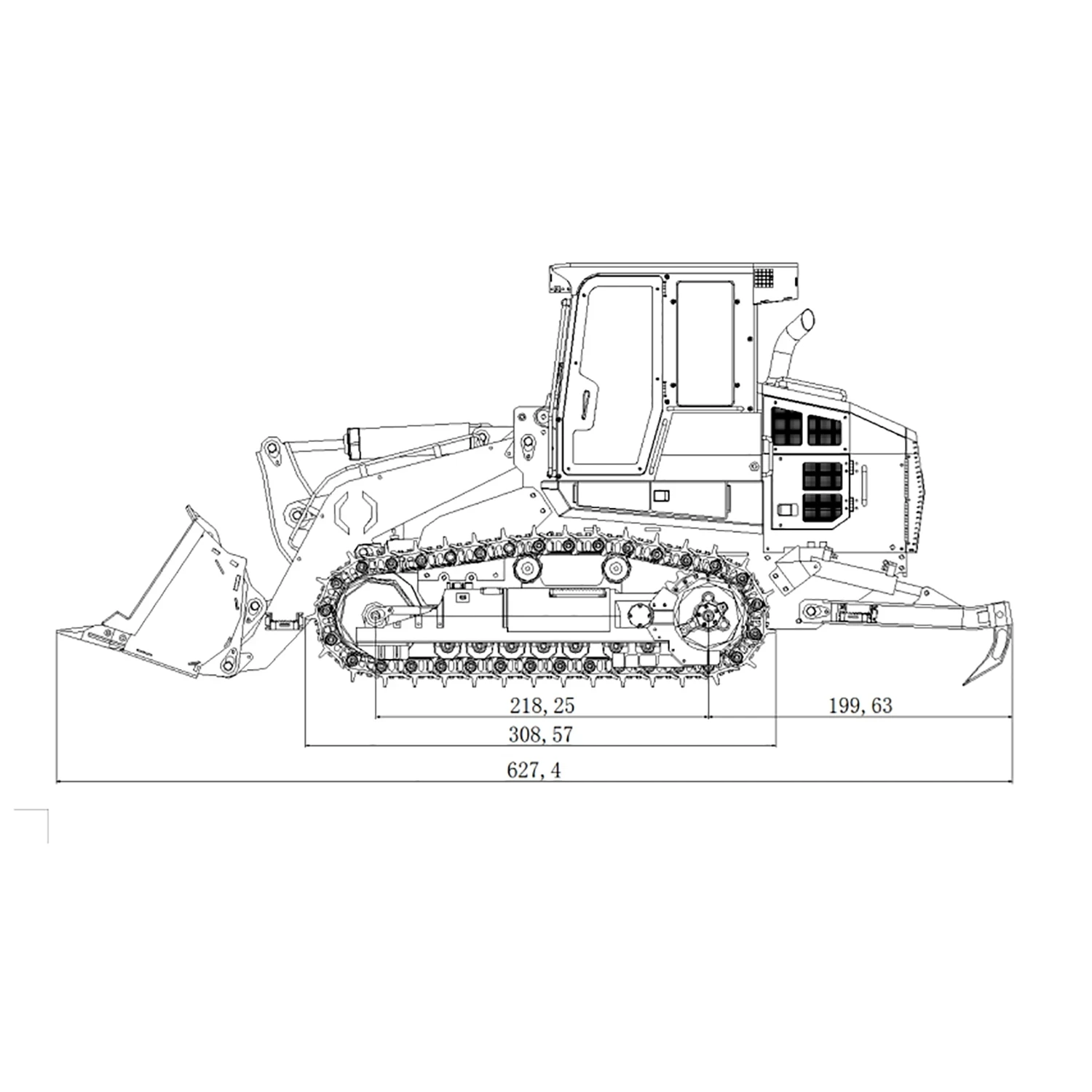 In Stock JDM 1/14 Metal 3 Plow RC Hydraulic Loader Tracked 963D Finished Vae Pump Motor Car Dozer For Tamiya  KABOLITE Loader