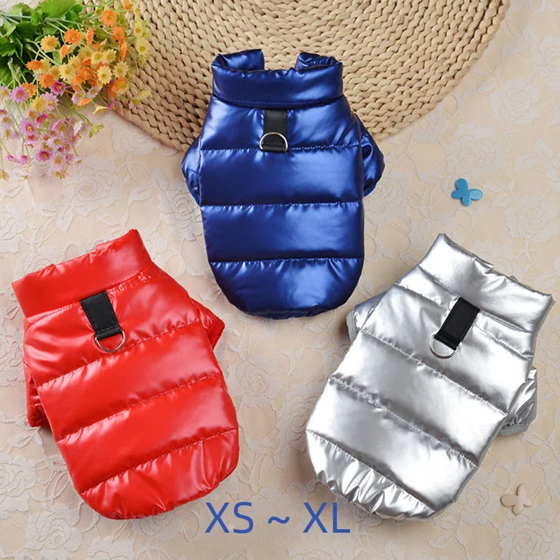 Jaqueta impermeável para roupas de cães pequenos para york casaco para cachorro pequeno com capuz para chihuahua, produtos para animais de estimação trela de cachorro inverno