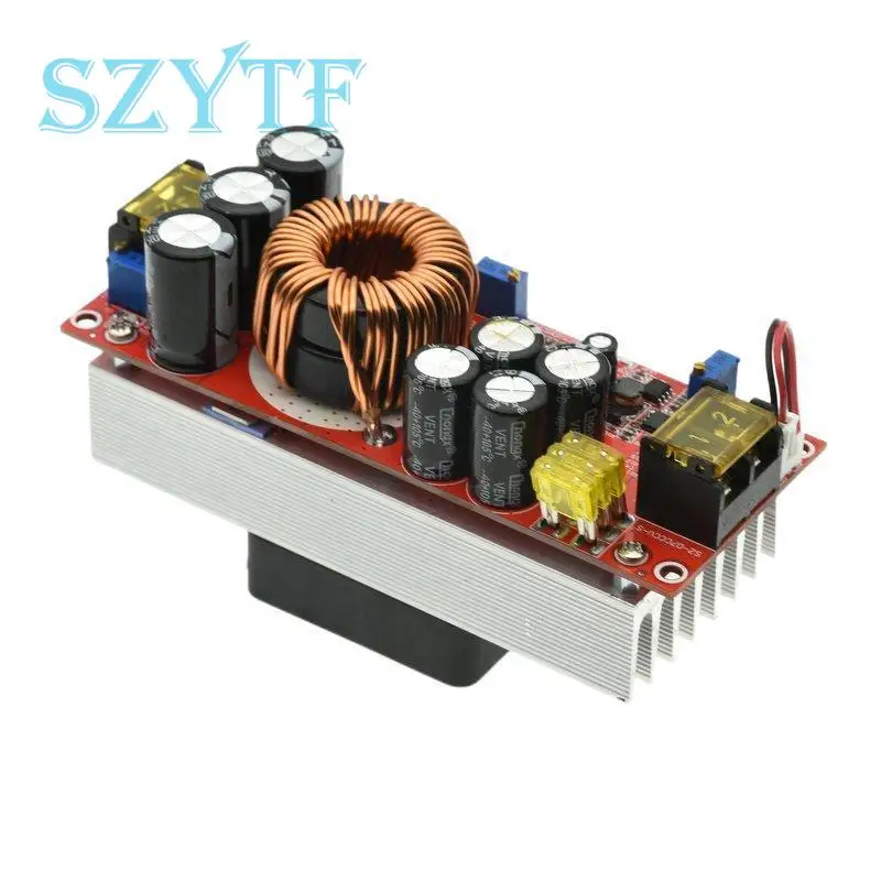 1800W 40A DC-DC Boost Converter Step Up Power Supply Module 10-60V To 12-90V Adjustable Voltage Charger