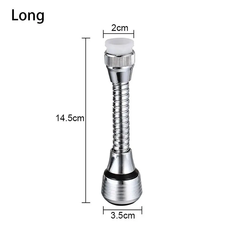 1Set Booster Nozzle Extender 360 Degree Faucet Anti Splash Head Water Saver Rotating Bubbler Dual Mode Bathroom Kitchen Tools