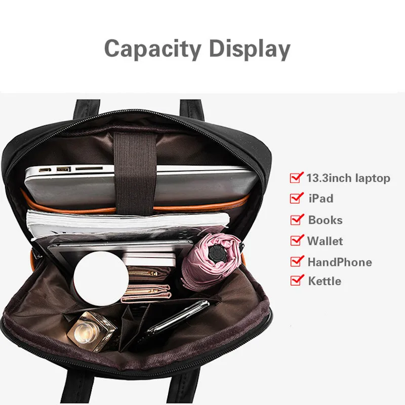 Women Backpack Oxford Cloth Waterproof New Korean Style Outdoor Travel Bag 14 Inch Laptop Backpack