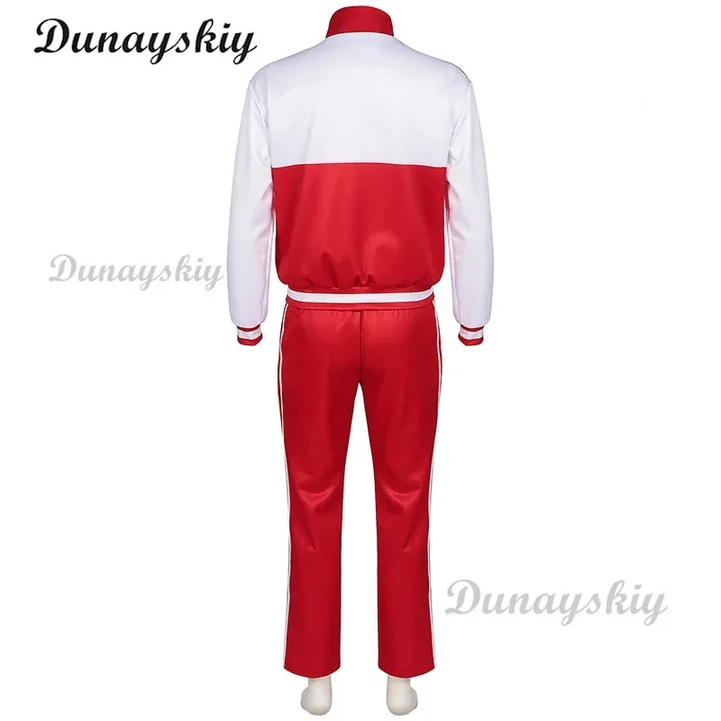 Kostum Cosplay Anime Slay The Gods Lin Qiye Wig Merah Putih Seragam Sekolah Pesta Pakaian Pria dan Wanita 2025 22 XT8