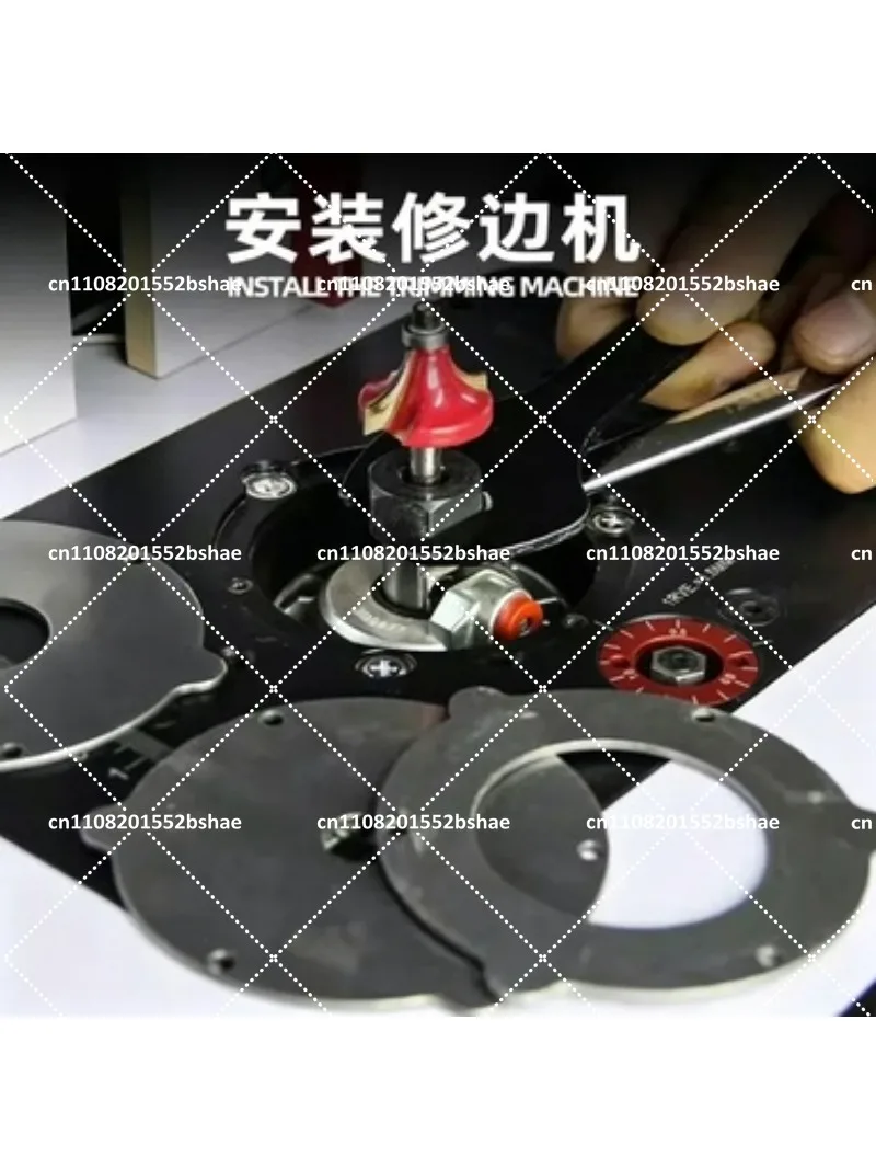 65mm Router Lift with Aluminum Plate for Woodworking Precision Adjustment
