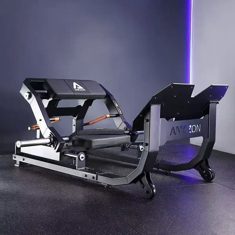 Steel Commercial Fitness Equipment - Hip Push Glute Plate Weight Bearing Fitness Center Strength Training