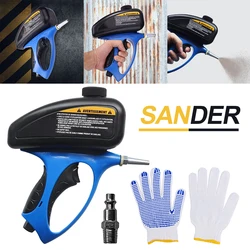 150 PSI Sand Removal Blasting Machine Adjustable Flow Pneumatic Sand Blasting Machine with Nozzle&Gloves Sandblaster Spray Gun