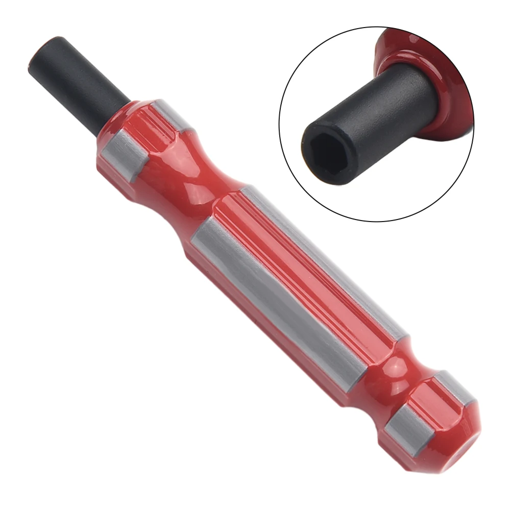 

4mm Hex Adapter Magnetic Screwdriver Handle Screwdriver Bit Holder 85mm Long Repair Tool Handle Flathead Screw Driver