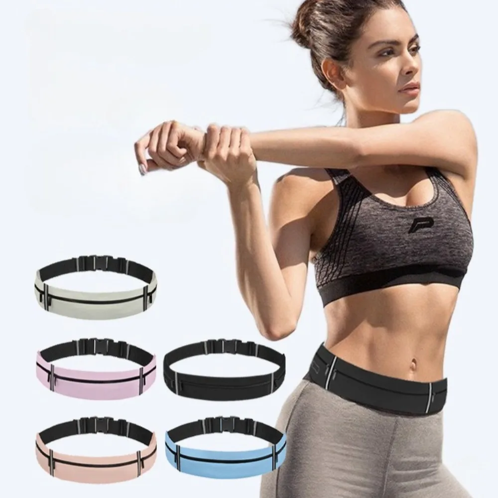 1 PC Sport Running Mobile Phone Bag Waist Bag Women Elastic Band Men Invisible Multifunctional Outdoor Marathon Sports Equipment